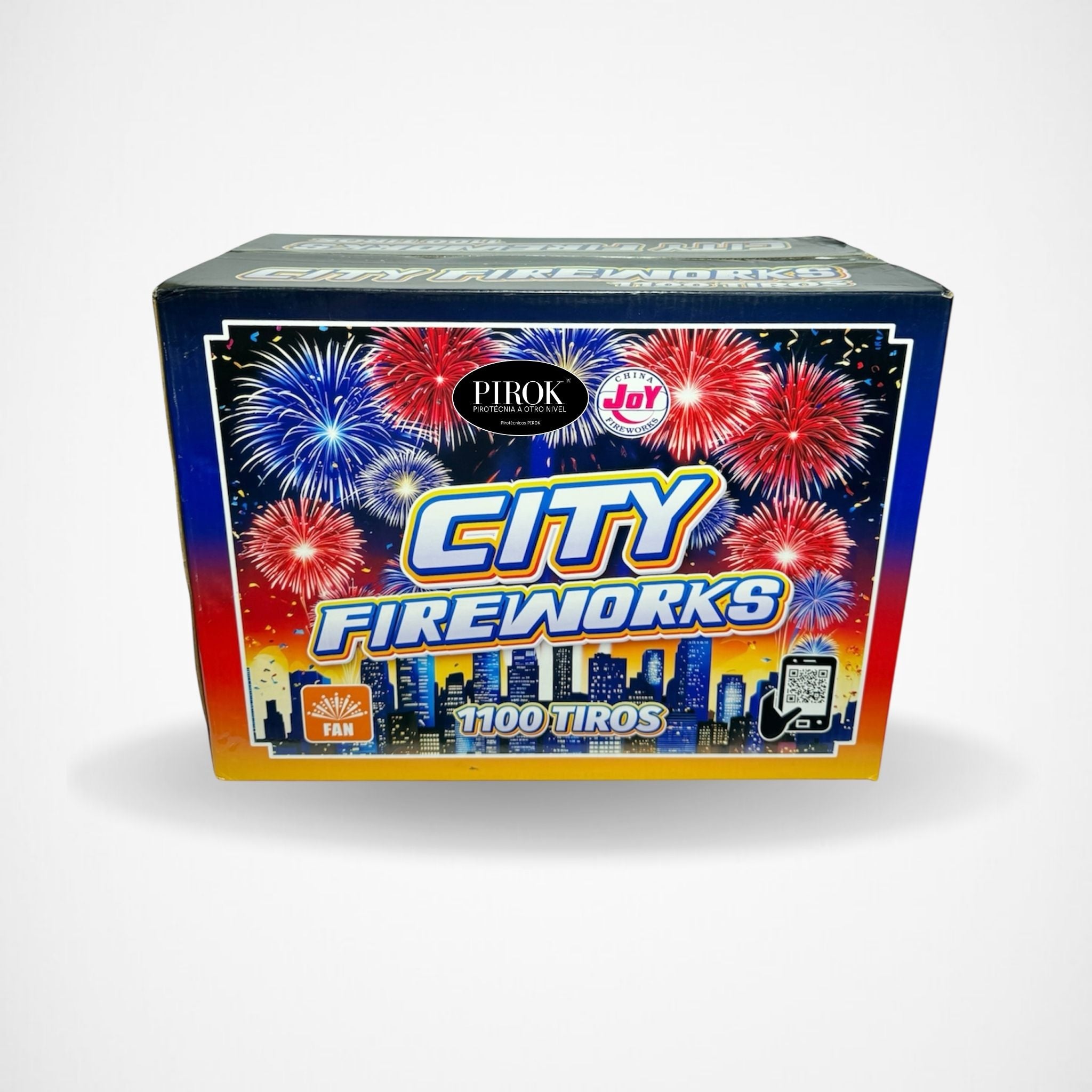 Torta City Fireworks 1100 tiros